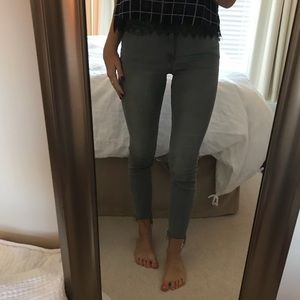 Frame High Waisted Skinny Jeans